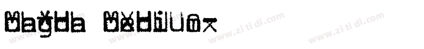 Magda Medium字体转换